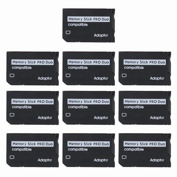 10Pcs Memory Card Adapter Mirco SD TF to Memory Stick MS Pro for Duo for Ada