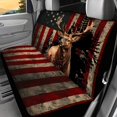 thumbnail image 2 of CHAQLIN Deer Pattern Rear Bench Seat Covers for Sedan, 2 Pack Durable Seat Back Covers Stretch Non-Slip Full Wrap Car Seat Covers, 2 of 7