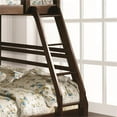 thumbnail image 3 of Bowery Hill Wood Twin over Full Storage Bunk Bed in Dark Walnut, 3 of 5