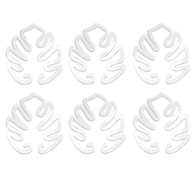 6PCS Turtle Shell Bamboo Plant Clamps - Vertical Support for Healthy Growth of Flowers & Vegetables