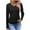 Black, variant on Women's Tee Shirts Long Sleeve Womens T Shirts Vneck Pullover Plus Size Tops Fall My Items My Order