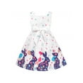 thumbnail image 2 of Girls Dress Petal Collar Easter Bunny Floral Rabbit Cotton Sleeveless 10 Years, 2 of 6