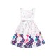 thumbnail image 2 of Vestido para Niña con Cuello de Pétalo de Pascua Bunny Floral de Conejo de Algodón sin Mangas 5 Años, 2 of 6