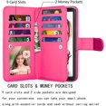 thumbnail image 2 of Njjex For Galaxy Note 9 Wallet Case, For Note 9 Case, Luxury PU Leather [9 Card Slots] ID Credit Folio Flip Cover, 2 of 5