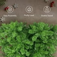 thumbnail image 6 of PAPROOS Upside Down Christmas Tree with Lights, 6FT Prelit Artificial Christmas Tree with 360 LED Lights and 1000 Branch Tips, Indoor Upside Down Xmas Tree for Home Office Shop Decorations, Green, 6 of 11