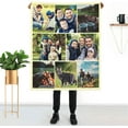 thumbnail image 3 of Custom Blanket Personalised Blanket with Photos Text.Custom Blanket with 1-9 Photo Collages.Flannel Blankets for Family Birthday Wedding Gift Fits Couch Sofa Bedroom Living Room-100cmX125cm, 3 of 6