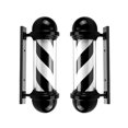 thumbnail image 1 of Luz De Poste De Barbero, Luz De Seal Abierta De Salón Resistente Para Barbería Al Aire Libre, Interior, Negro, Blanco, 1 of 8
