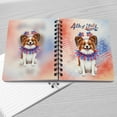 thumbnail image 4 of 4th of July Papillon Celebrates Independence Day Spiral Bound Journal Pap Butterfly Dog Lover 5x7in Spiral Notebook - 12010, 4 of 5