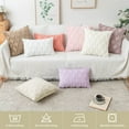 thumbnail image 5 of Wehilion  2pcs Christmas Throw Pillow Covers Set of 2 Decorative Farmhouse Couch Throw Pillows Boho Shells Soft Plush Wool Pillowcases for Bedroom Living Room Sofa, 5 of 16