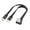 down-1m, variant on Double Output USB C Chargers Cable for Simultaneous Device Charging Featuring 66W Fast Charging and Angled Connector