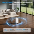 thumbnail image 2 of ENERGY STAR Dehumidifier, 4500 Sq.Ft, 52 Pints/Day, WiFi Control, 5.7L Tank Dual Drainage for Basement Bedroom, 2 of 9