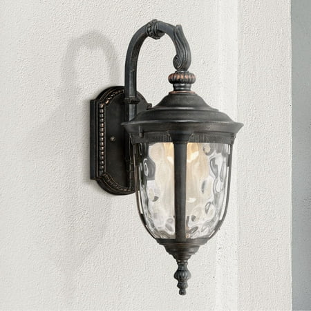 Traditional Front Porch John Timberland Traditional Outdoor Wall Light Fixture LED Valencia Bronze 16 1/2