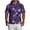 Purple#093, variant on UDAUDU Mens Camo Shirts with Hood Lightweight Breathable Short Sleeve Hoodies Athletic Fall Fashion Tops Blue XL
