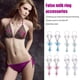 thumbnail image 3 of Minnieouse Piercings falsos Adorno de cuerpo encantador Adornos de senos de mujer Anillos de pezones de mariposas ajustables para mujer Rosa Rosa 20piezas, 3 of 6