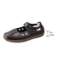 thumbnail image 4 of Xfvqtps Womens Casual Walking Sandals Closed Toe Sandals Hook and Loop Strap Hollow out Breathable Comfortable Shoes, 4 of 9