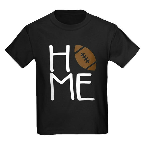 CafePress - Home Football T Shirt - Dark T-Shirt Kids XS-XL