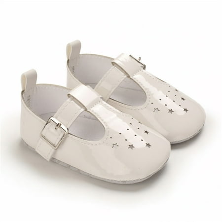 

Walking Princess Shoes First Walkers Baby Anti-Slip Toddler Classical Baby Shoes