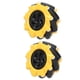 thumbnail image 1 of Rueda Mecanum omnidireccional, Robot inteligente, piezas de coche, accesorios, componentes de juguete DIY, 80mm (1 par) VoborMX herramienta, 1 of 8