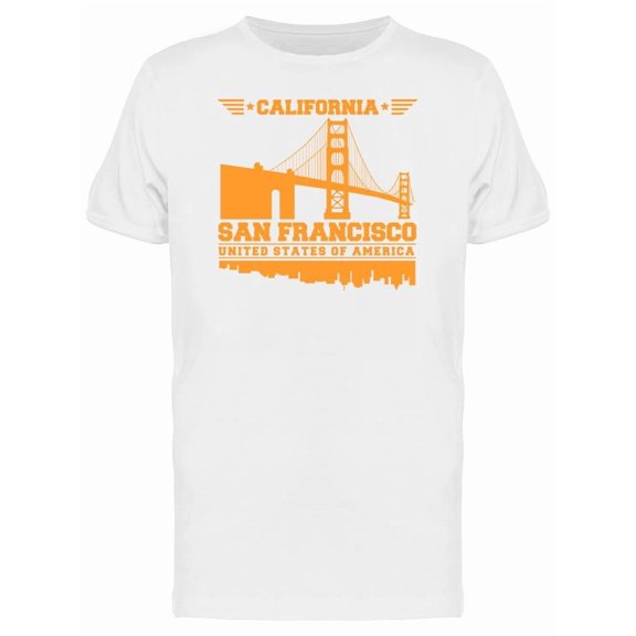 San Francisco City Skyline Tee Men's -Image by Shutterstock