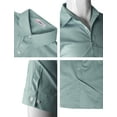 thumbnail image 4 of H2H Mens Basic Fashion Dressy Short Sleeves Shirt MINT US M/Asia L (KMTSTS0133), 4 of 6