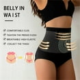 thumbnail image 6 of VISALY Tummy Control Pantie Seamless Underwear Women High Waisted Body Shaper Underwear Waist Underpants Breathable Underwear No Show Panties High Waisted Underwear Black XL, 6 of 6