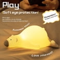 thumbnail image 3 of Luz de noche para niños, luz de noche con forma de oso para guardería, recargable por USB, bonitos regalos LED para bebés., 3 of 4