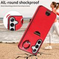 thumbnail image 5 of Allytechgroup Wallet Phone Case for Samsung Galaxy S24 with Stand, RFID Blocking PU Leather Shockproof Cover with Kickstand & Credit Card Slot Drop Protection for Samsung Galaxy S24, Red, 5 of 10