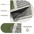 thumbnail image 6 of Sage Green Area Rugs 2.7'x5', Washable Small Throw Rugs for Kitchen Bedroom, Modern Painting Farmhouse Striped Abstract Art Indoor Outdoor Rug Non-Slip Low Pile Carpet Runner Reversible Floor Mats, 6 of 8