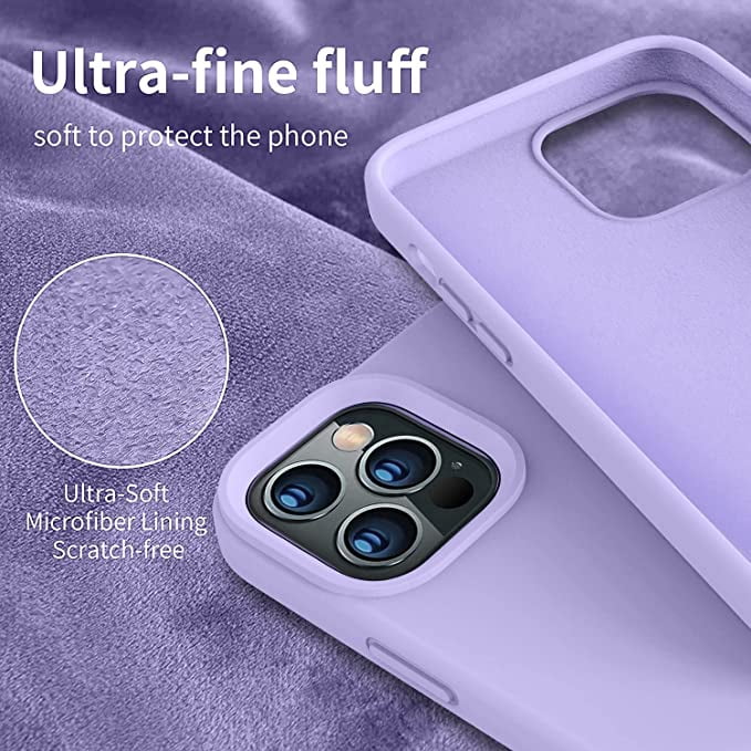 Iphone 12 Pro Max Silicone Case Purple Iphone 12 Silicone Case