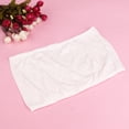 thumbnail image 3 of Señoras de las mujeres suave elástico sin tirantes del tubo del Bandeau Tops Sin cojín del pecho Wraps (blanco), 3 of 5