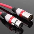 thumbnail image 4 of Cable adaptador de audio de 3 pines XLR macho a XLR hembra con blindaje múltiple para micrófono, 4 of 8