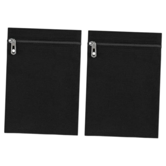 2 bolsillos con cremallera para coser, resistentes, invisibles, para ropa, abrigos y sudaderas.
