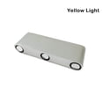 thumbnail image 3 of Bewildely Lámpara LED inteligente acrílica a prueba de polvo para interiores, lámparas de noche impermeables, luces montadas en la pared resistentes al Iluminación y accesorios Amarillo 6W Bewildely HA073632-04, 3 of 6