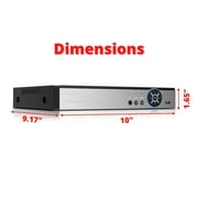 Evertech 16 Channel H.265 Security DVR with 1TB Recording Storage TVI AHD CVI Analog CCTV Surveillance Recorder