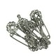 thumbnail image 1 of 10PCS pines de hiyab Zulema Broche de Seguridad negro, 1 of 7