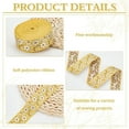 thumbnail image 4 of 1 Bag 10 Yards Yellow Vintage Jacquard Ribbon 1-3/8 inch Wide Ethnic Style Embroidery Polyester Ribbons Floral Pattern Embroidery Fabric Trim Retro Tyrolean Ribbon for Clothing Crafts Decor Yellow, 4 of 9