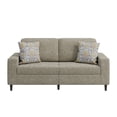 thumbnail image 5 of Homesvale Copeland Small Space Sofa, Textured Taupe Chenille Fabric, 77" W, For Living Room, 5 of 8