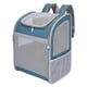 thumbnail image 5 of Mochila transportadora para mascotas, bolsa de viaje para gatos y perros pequeños y medianos, bolsa de transporte plegable para viajes, senderismo, Azul, 5 of 8