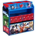 thumbnail image 1 of Organizador de juguetes Delta Children Disney Mickey Mouse, 6 contenedores, 1 of 9