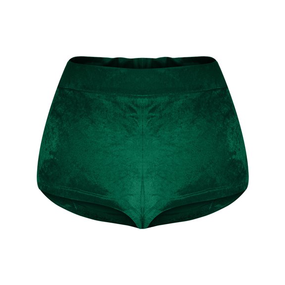REALiKUN Women Velvet Shorts Soft Comfy Home Shorts Casual Bermuda Shorts Slim Fit Stretch Athletic Yoga Shorts