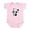 Petal Pink, variant on CafePress - Baby Panda Infant Bodysuit - Baby Light Bodysuit, Size Newborn - 24 Months