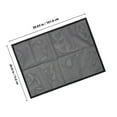 thumbnail image 2 of Minkissy Panneau de Cheminée en Maille 1 Ensemble Rideau Noir pour Ventilation dans les Escaliers, 2 of 5