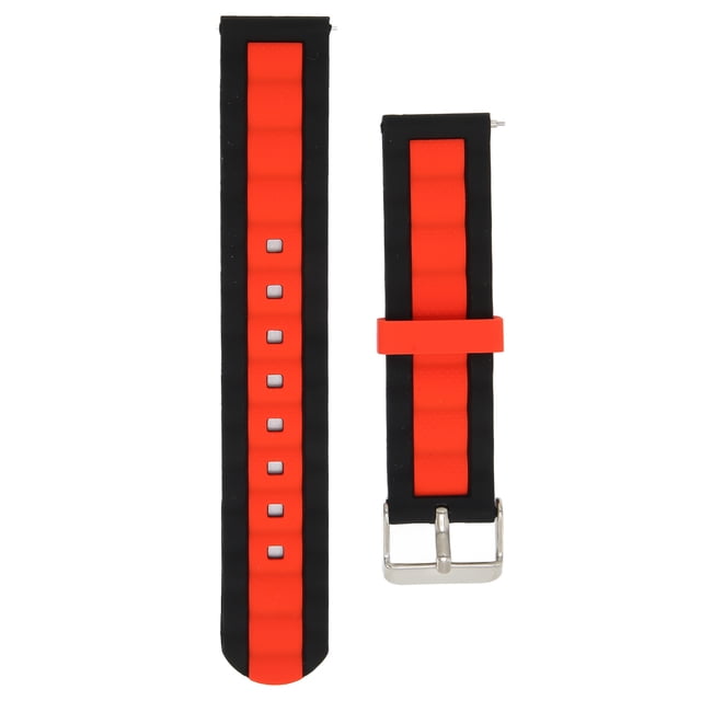 Oubit Adjustable Silicone Watch Strap,20mm Adjustable Silicone Watch Silicone Watchband Smartwatch Silicone Strap Ultra Responsive