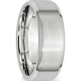 thumbnail image 4 of Cobalt Satin And Polished Beveled Edge 8mm Band (Size 12) Made In China cc12-12, 4 of 5