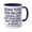 Dark Blue, variant on Creative Ceramic Coffee Mug 11 Ounce - Funny Mother's Day Gift From Son-In-Law With Sarcastic Quote, Black Interior & Handle, Double-Sided Glossy Print - For Mother-In-Law, Daily