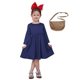 thumbnail image 1 of miccostumes - Vestido de cosplay de bruja para niños con bolsa marrón para niña (azul) miccostumes 0634934768288, 1 of 1