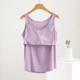 thumbnail image 4 of aidice Cotton Tank Tops for Women with Built in Bra Sleeveless Crew Neck Summer Casual Lounge Sleep Wear Tops, 4 of 7