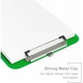 thumbnail image 3 of Plastic Clipboards, Translucent Ruler Clip Board with Low Profile, Office Supply, School Supplies, Letter Size 9 x 12.5 Inches, 3 of 7