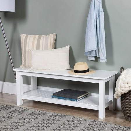 Middlebrook Designs 50 Entryway Bench With Slatted Shelf 50 X