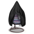 thumbnail image 1 of Funda para silla columpio con cremallera impermeable de 115 x 190 cm, color negro Adepaton FLD-3142, 1 of 7